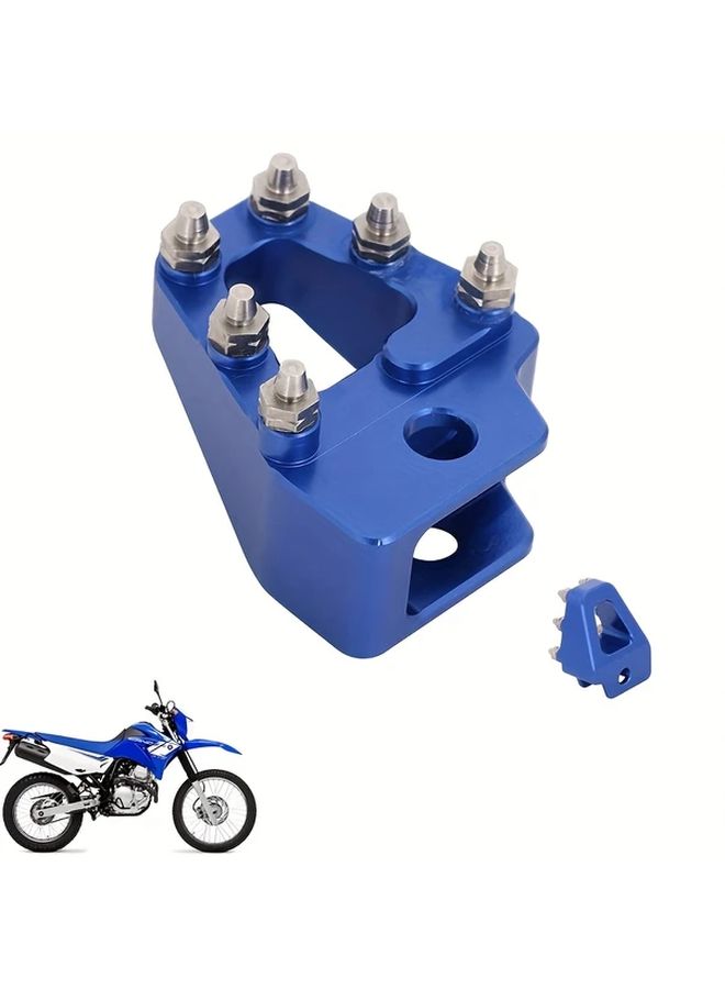 Blue Brake Pedal Tip for Yamaha Motorcycle Models 1979 to 2020 - Image 1