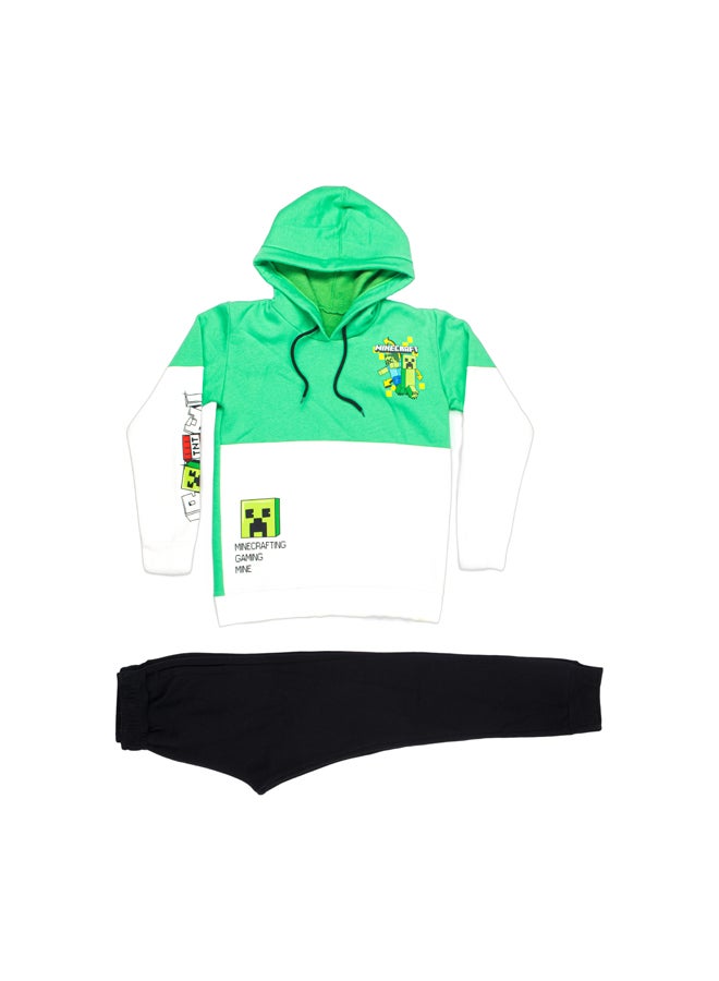 Papillon Boy Melton Printed Winter Pajama Set