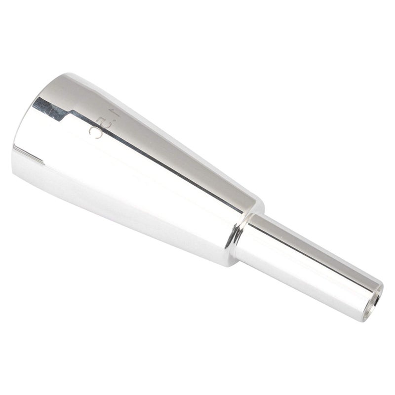 Mxfans Heavyweight Bullet Trumpet Mouthpiece 1.5C - Silver Plated Brass for Standard Trumpet Enhanced Tone & Flexibility for Concert Pop & Jazz - Image 2