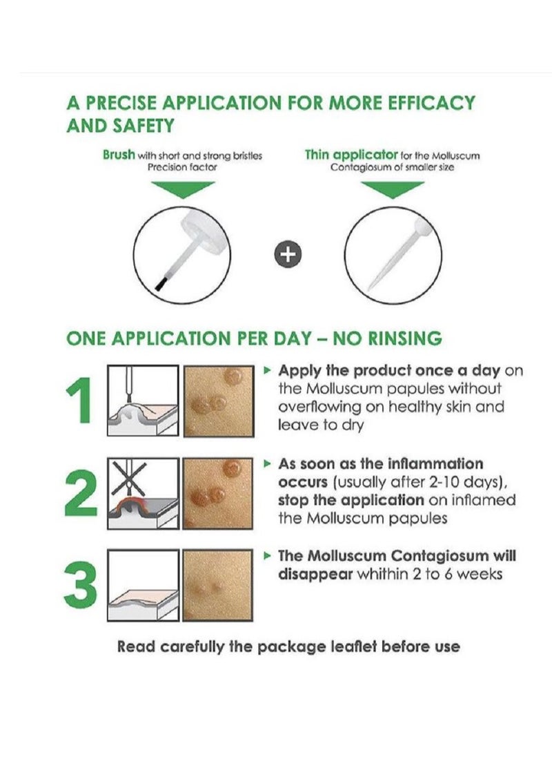 ACM Laboratoire dermatologique - ACM Molutrex 5% Potassium Hydroxide Topical Solution For Molluscum Contagiosum 3ml - Image 1
