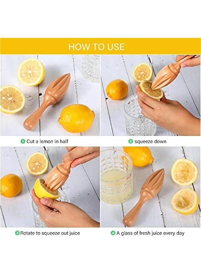 2 Pcs Wooden Citrus Reamer Lemon Hand Juicer Beech Wood Handheld Citrus Juicer Easy to Hold Kitchen Juicing Tool Manual Orange Lime Lemon Juice Reamer Extractor for Daily Home Bar Cafe Restaurant Us - pzsku/Z7ABF44DCBC148FAB1DE3Z/45/_/1733148529/9be2f69e-1e3f-42bf-bb49-ee0441956e50