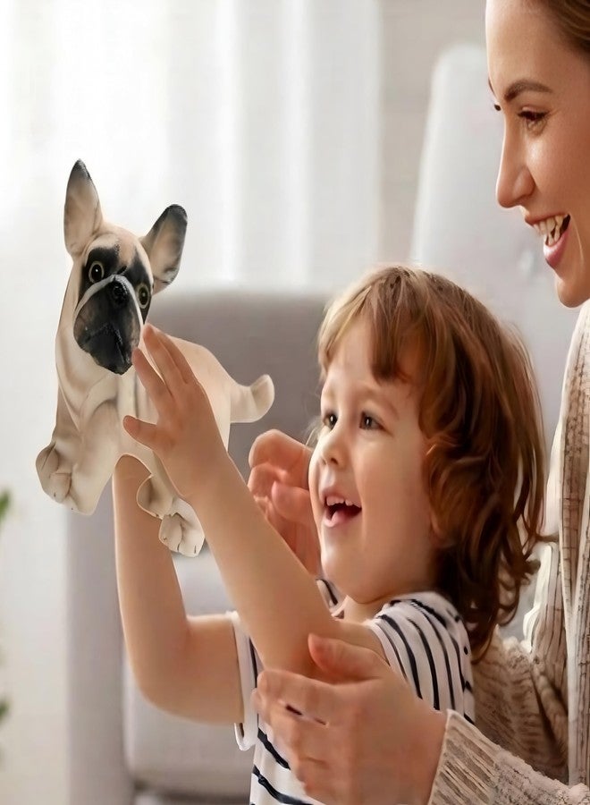 Tickles Cute Bull Dog Soft Stuffed Plush Animal Toy for Kids Girls & Boys Birthday Gift (Color: Brown Size: 20 cm) - Image 2