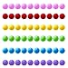 Hotusi 60 Pcs Chinese Checkers Marbles Balls in 6 Colors14mm Game Replacement Balls for Marble Run Marbles Game Home Decoration - Image 4