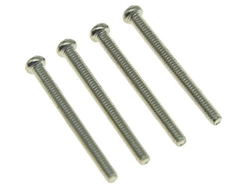 KAISH American Thread Humbucker Pickup Height Screws Humbucker Pickup Ring Pickup Surround Frame Mounting Screws Springs for USA thread pickups Nickel - Image 3