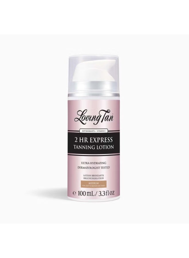 Loving Tan 2 Hour Express Tanning Lotion Medium 100ml - Image 2