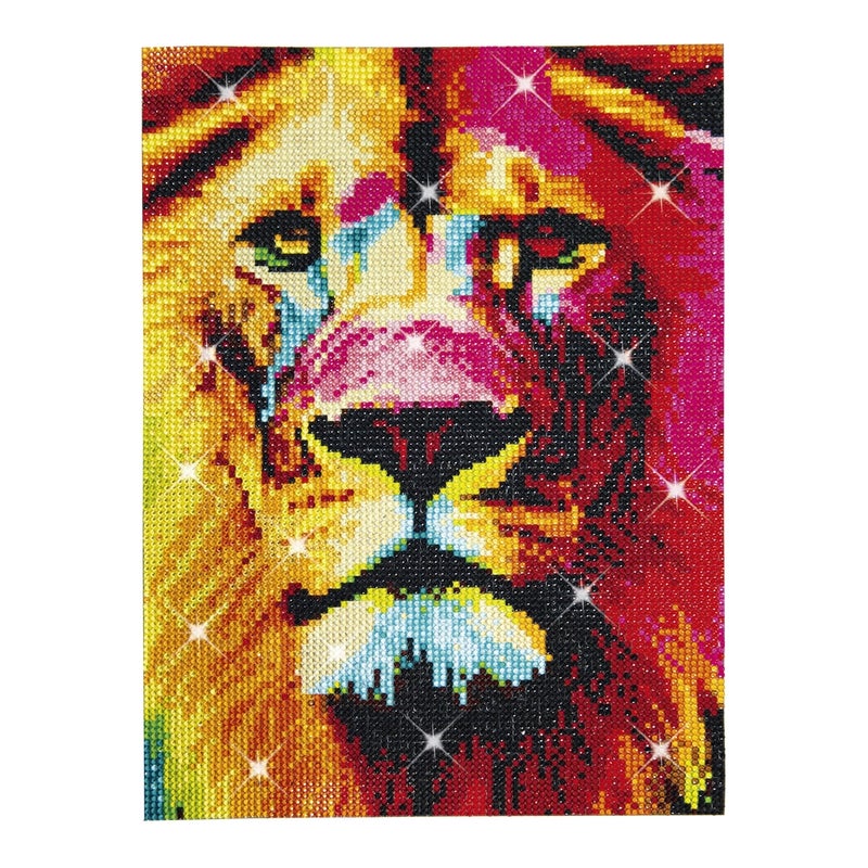 كريز رسم صورة الأسد بالمجوهرات الصغيرة - 47354 - Image 2
