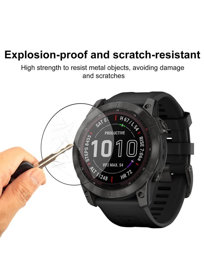 HuHa For Garmin Fenix 7X 2pcs xDfind Curved 3D Composite Material Soft Film Screen Protector - Image 5