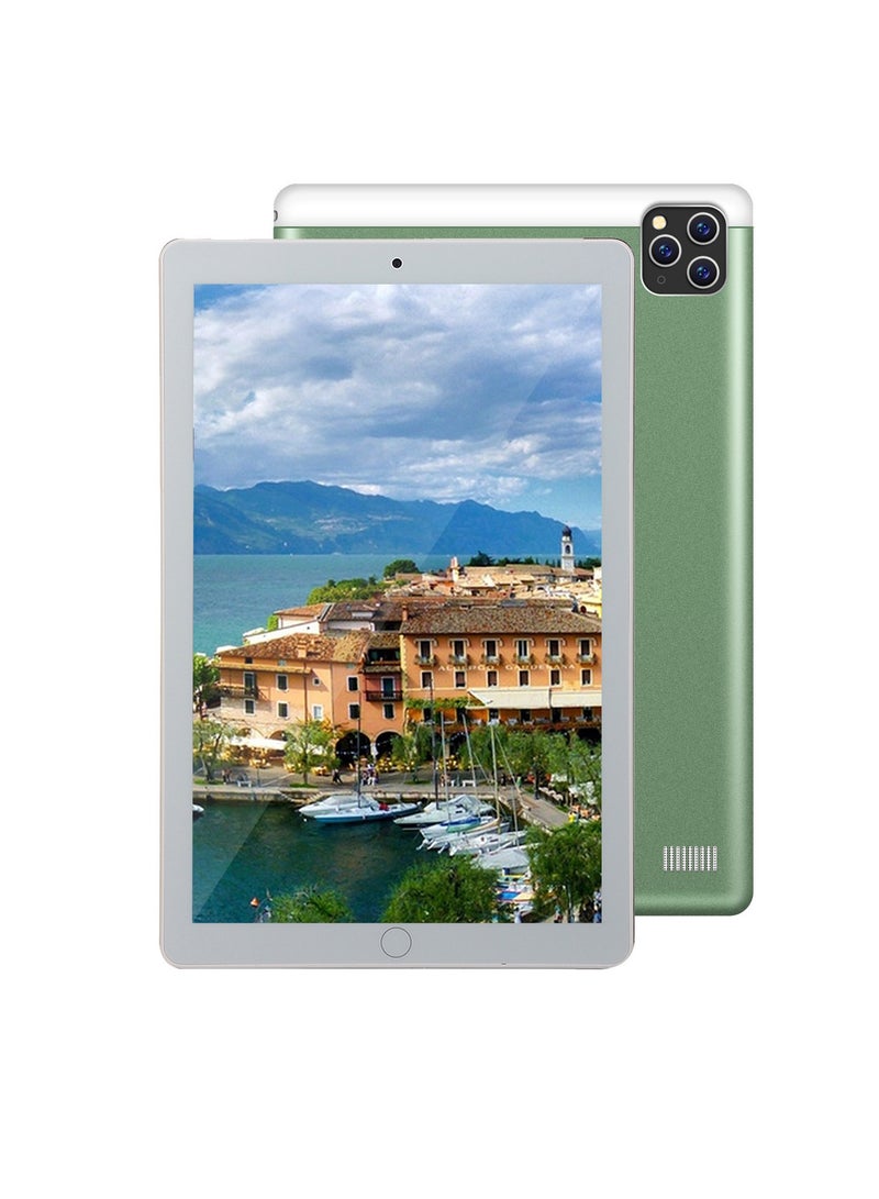 AROAQ S16 Android Tablet, 10.1 Inch Large Screen Lightweight Portable Smart Pad, Ultra Thin Dual Camera Octa Core Wifi Tab For Gaming Movies Learning, (Green) - Image 1