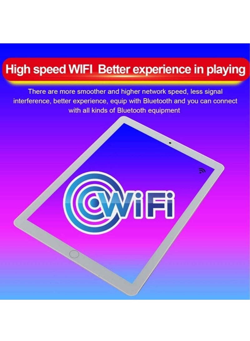 AROAQ S16 Android Tablet, 10.1 Inch Large Screen Lightweight Portable Smart Pad, Ultra Thin Dual Camera Octa Core Wifi Tab For Gaming Movies Learning, (Green) - Image 3