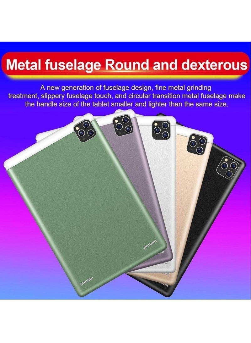 AROAQ S16 Android Tablet, 10.1 Inch Large Screen Lightweight Portable Smart Pad, Ultra Thin Dual Camera Octa Core Wifi Tab For Gaming Movies Learning, (Green) - Image 4