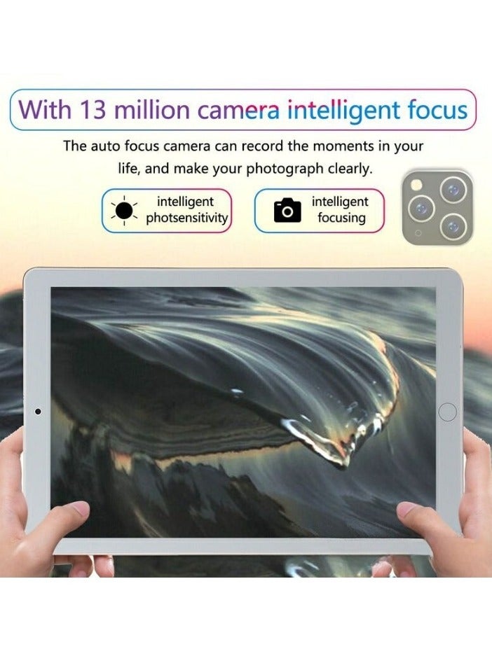 AROAQ S16 Android Tablet, 10.1 Inch Large Screen Lightweight Portable Smart Pad, Ultra Thin Dual Camera Octa Core Wifi Tab For Gaming Movies Learning, (Green) - Image 2