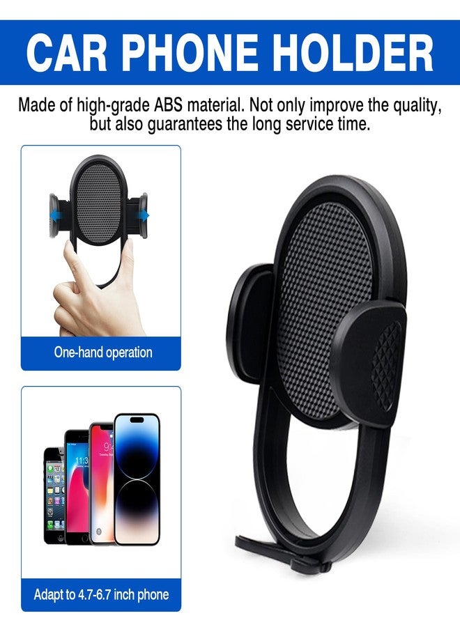 Autorder Car Phone Holder for 2020-2022 KIA Telluride Accessories 10.25-Inch Cell Phone Mount with Dash Organizer Hands-Free 360 Degree Rotation - Image 4
