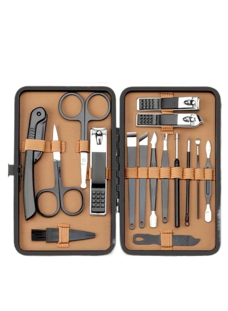 مجموعة قص أظافر متعددة الاستخدامات 16 قطعة - مناسبة للرجال والنساء - Image 1