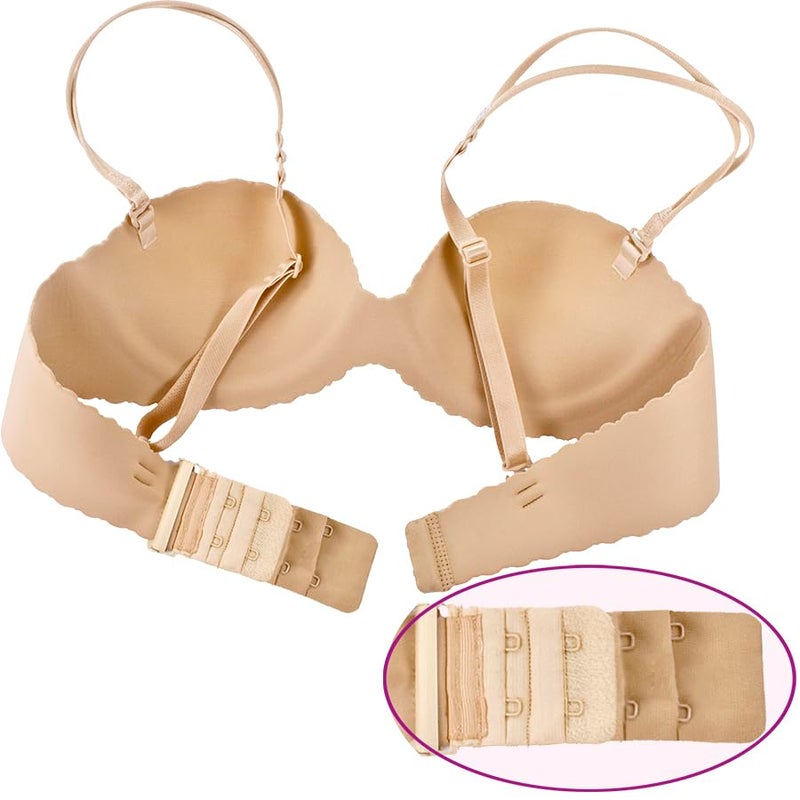 Braza Bra Back Band Reducer Beige - Image 2