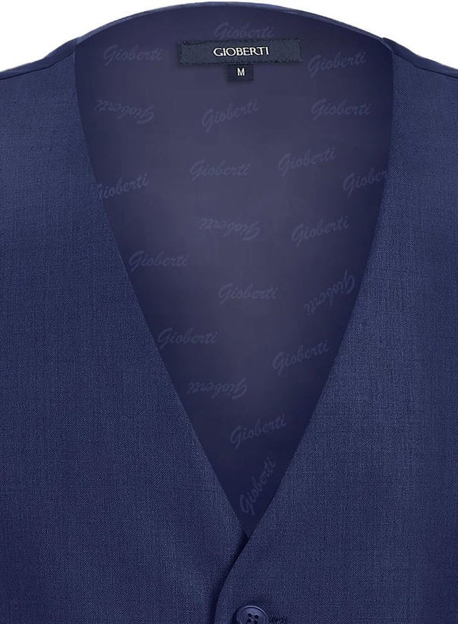Gioberti Men's Formal Suit Vest Fit for Business or Casual Dress, Royal Blue, Large - Image 5