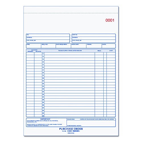 Rediform 1L146 Purchase Order Book, 8 1/2 x 11, Letter, Two-Part Carbonless, 50 Sets/Book - Image 5