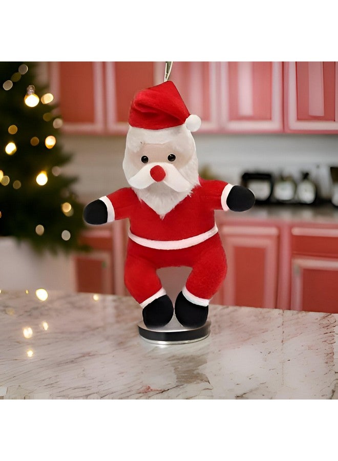 Tickles Tickles Christmas Special Santa Claus Soft Stuffed Plush Toy for Kids Boys & Girls (Size: 18 cm, Color: Red & White) - Image 1