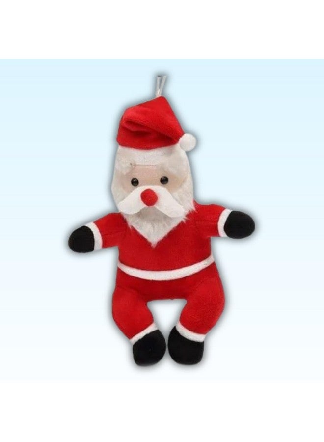 Tickles Tickles Christmas Special Santa Claus Soft Stuffed Plush Toy for Kids Boys & Girls (Size: 18 cm, Color: Red & White) - Image 2