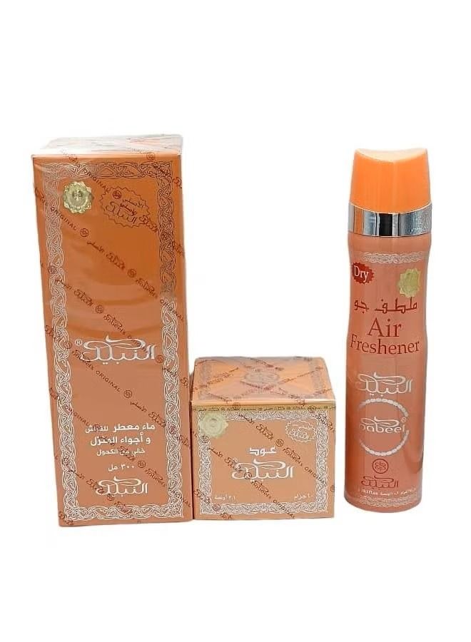Nabeel Oud Al-Nabil 60gm Air Freshener 300ml Bed Freshener 300ml - Image 1