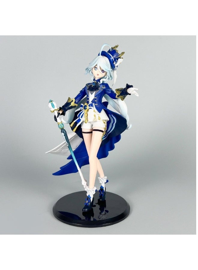 22cm Genshin Impact Furina Hydro Archon Anime Figure - Image 1