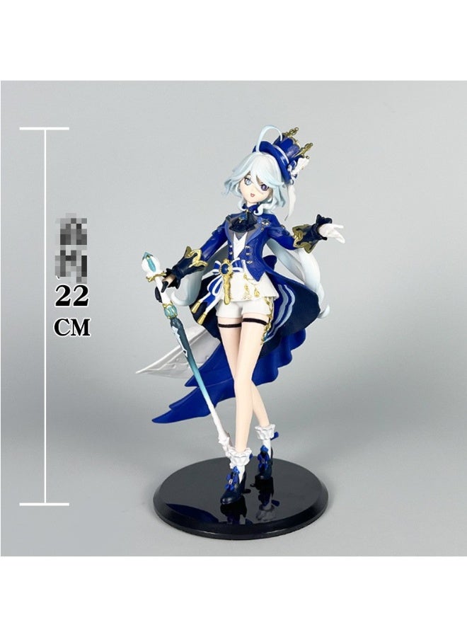 22cm Genshin Impact Furina Hydro Archon Anime Figure - Image 5