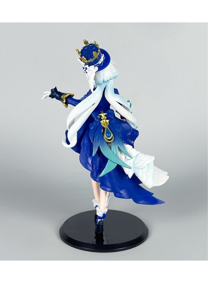 22cm Genshin Impact Furina Hydro Archon Anime Figure - Image 4