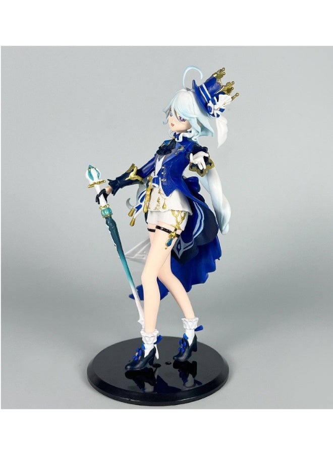22cm Genshin Impact Furina Hydro Archon Anime Figure - Image 2