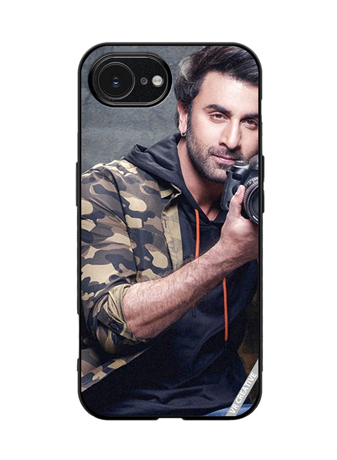 Protective Case Cover For Apple iPhone 16e Bollywood Actor Ranbir Kapoor Design Multicolour