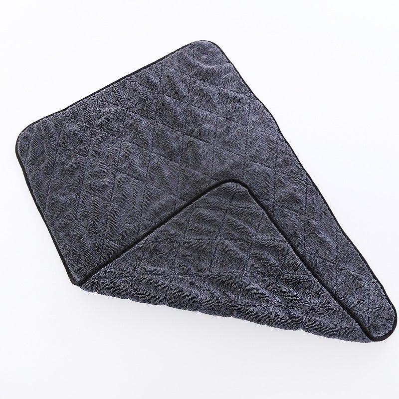 Small Braided Towel, Double-Layer Twisted Car Cleaning Cloth, Tadpole Cloth, Thickened, Absorbent, Household Cleaning Cloth, Special For Car Washing, Quick-Drying - Image 1