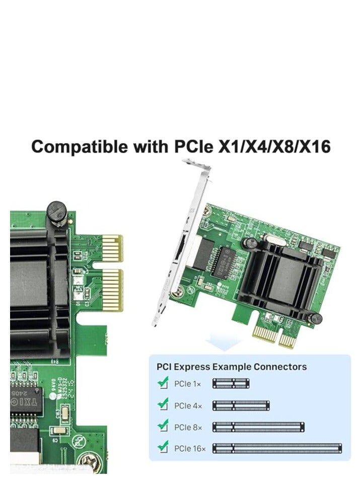 10Gtek Gigabit PCIE Desktop Network Adapter for Intel EXPI9301CT - 82574L Chip, Single RJ45 Port, 1Gbit PCI Express Ethernet LAN Card, 10/100/1000Mbps NIC for Windows Server, Win8, 10 and Linux - Image 4