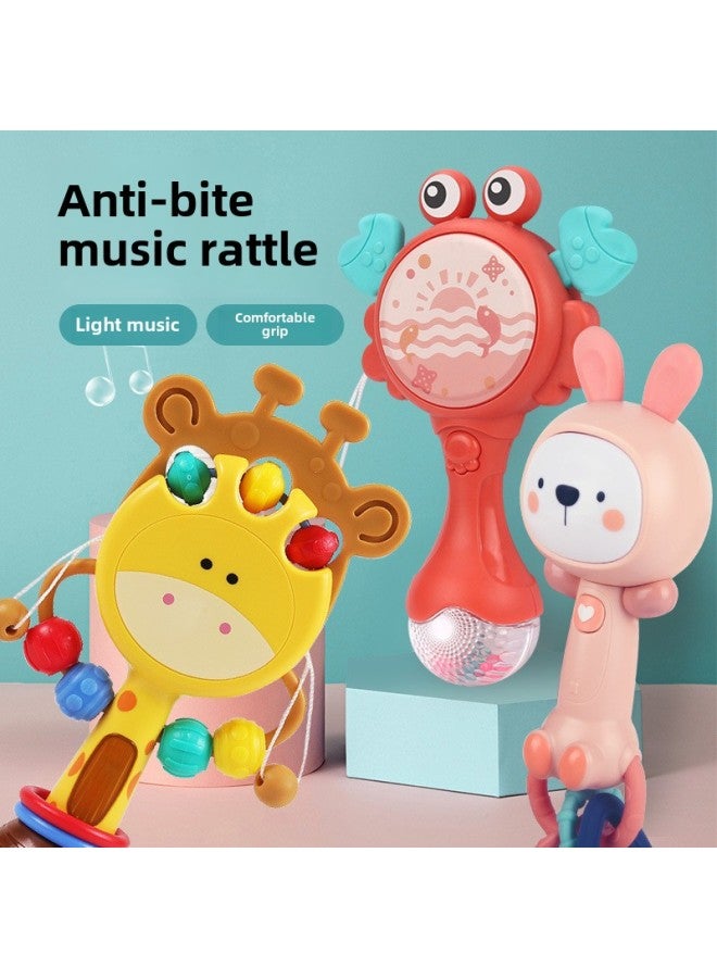 Newborn Baby Toy Music Rattle Baby Hand Rattle Rhythm Stick 0-1 Year Old Rattle Grip Comfort Wholesale-Color:168-27 Rattle Nordic Red - Image 3