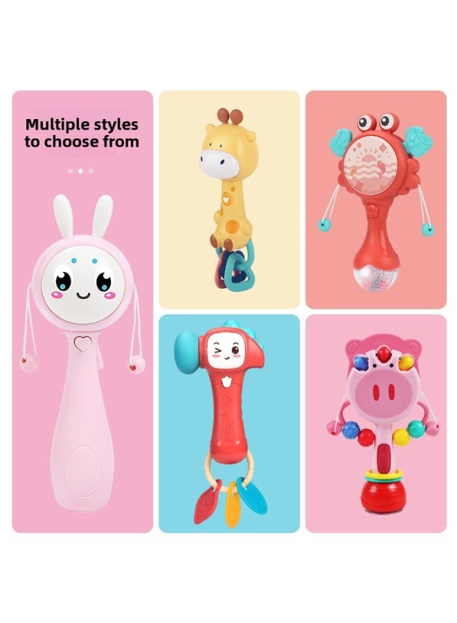 Newborn Baby Toy Music Rattle Baby Hand Rattle Rhythm Stick 0-1 Year Old Rattle Grip Comfort Wholesale-Color:168-27 Rattle Nordic Red - Image 5
