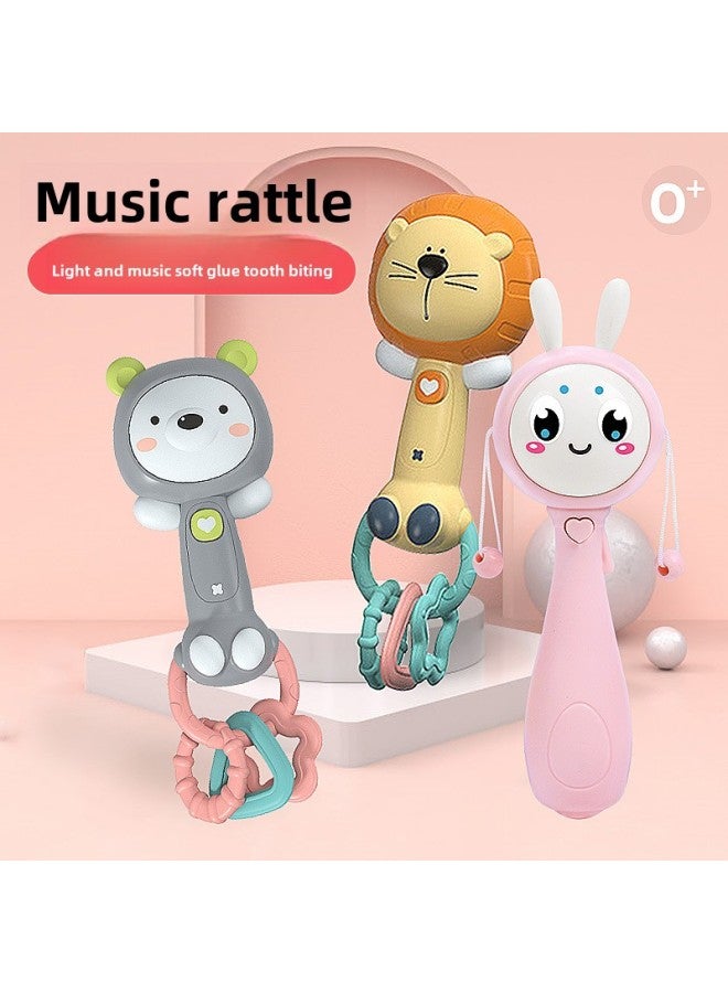 Newborn Baby Toy Music Rattle Baby Hand Rattle Rhythm Stick 0-1 Year Old Rattle Grip Comfort Wholesale-Color:168-27 Rattle Nordic Red - Image 2