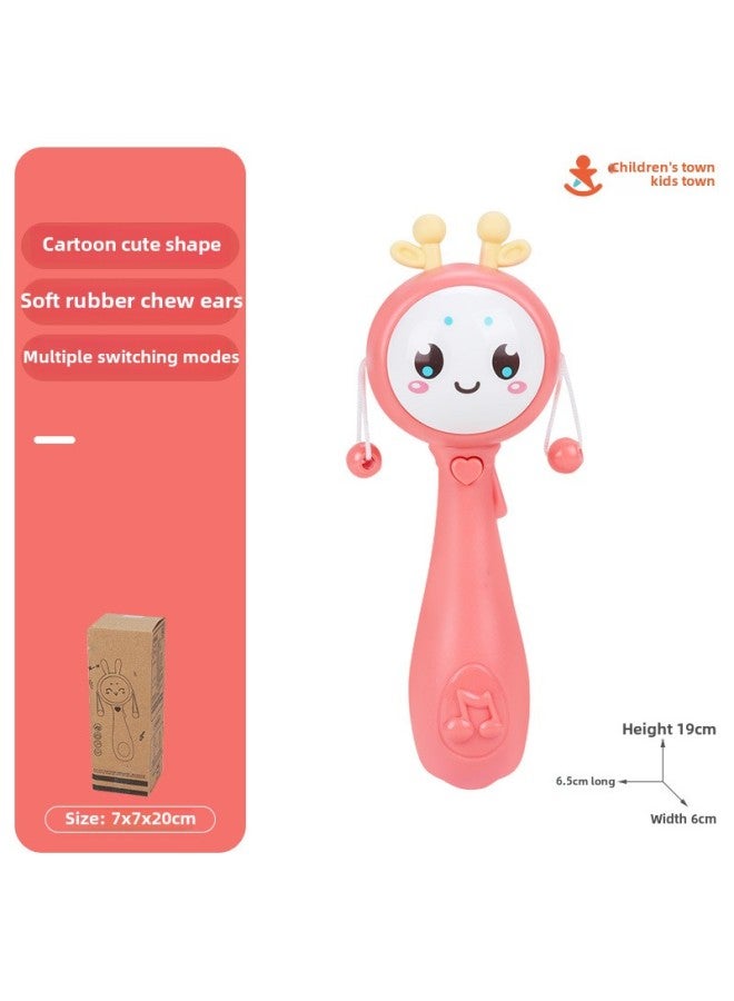 Newborn Baby Toy Music Rattle Baby Hand Rattle Rhythm Stick 0-1 Year Old Rattle Grip Comfort Wholesale-Color:168-27 Rattle Nordic Red - Image 1