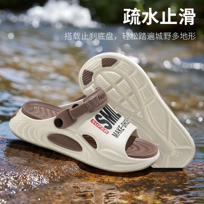 Lidani Men's Summer Sandals - Anti-Slip, Thick Sole, Elevating Outdoor Beach Slippers - Image 4