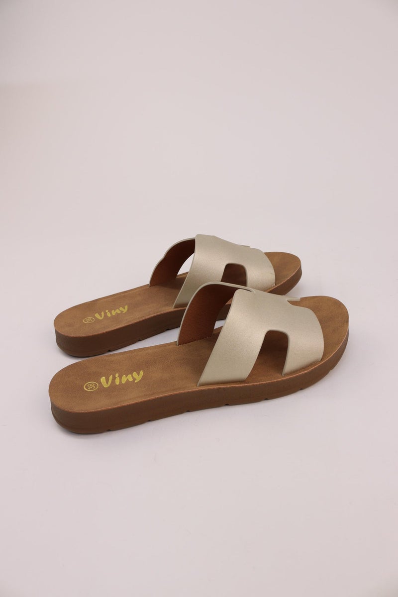 VINY Women's Everyday Comfort Flat Sandals | Soft Lightweight Casual Walking Sandals for Daily Wear, Beach, Poolside, Casual Outings, Outdoor Activities, Travel & All-Day Comfort | Available in 8 Colors - Image 4