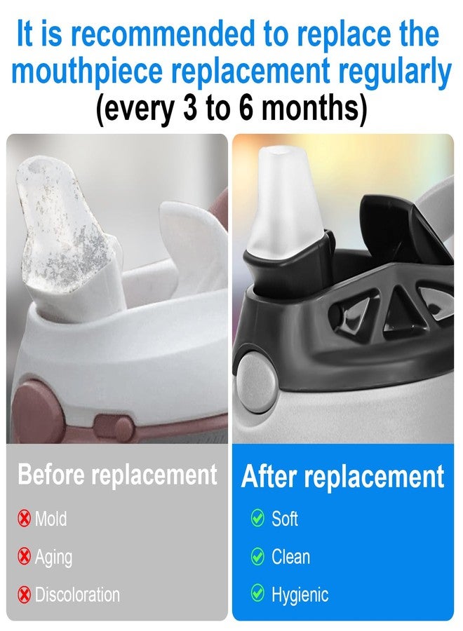 PEUTIER 6pcs Replacement Spout Mouthpiece for Contigo Aubrey Kids Water Bottle - Image 3