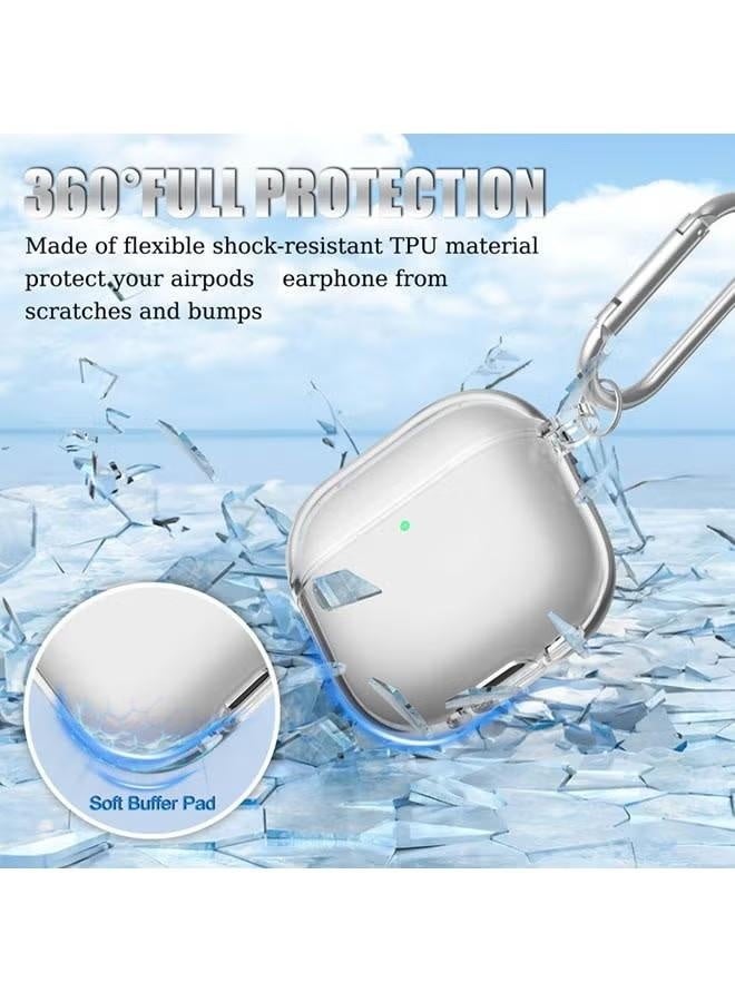 غطاء واقي من السيليكون الناعم ل AirPods Pro 2 مع مجموعة تنظيف وسلسلة مفاتيح - Image 5