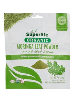 SuperLife  Organic Moringa Leaf Powder Superfood No Added Fillers, Flavors Or Sweeteners 200 Gm  - Image 1