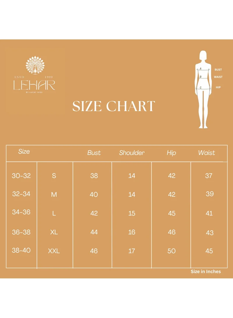 Lehar Bronze Gold Embroidered Kurta and Sharara Set with Dupatta