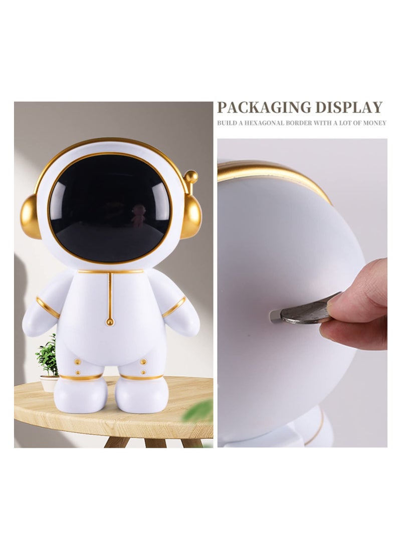 Excefore Coin Bank in Astronaut Shape with Removable Cover, Indestructible Plastic Coin Bank, Funny Astronaut Decorationsfor Kids, Boys, Girls - Image 3