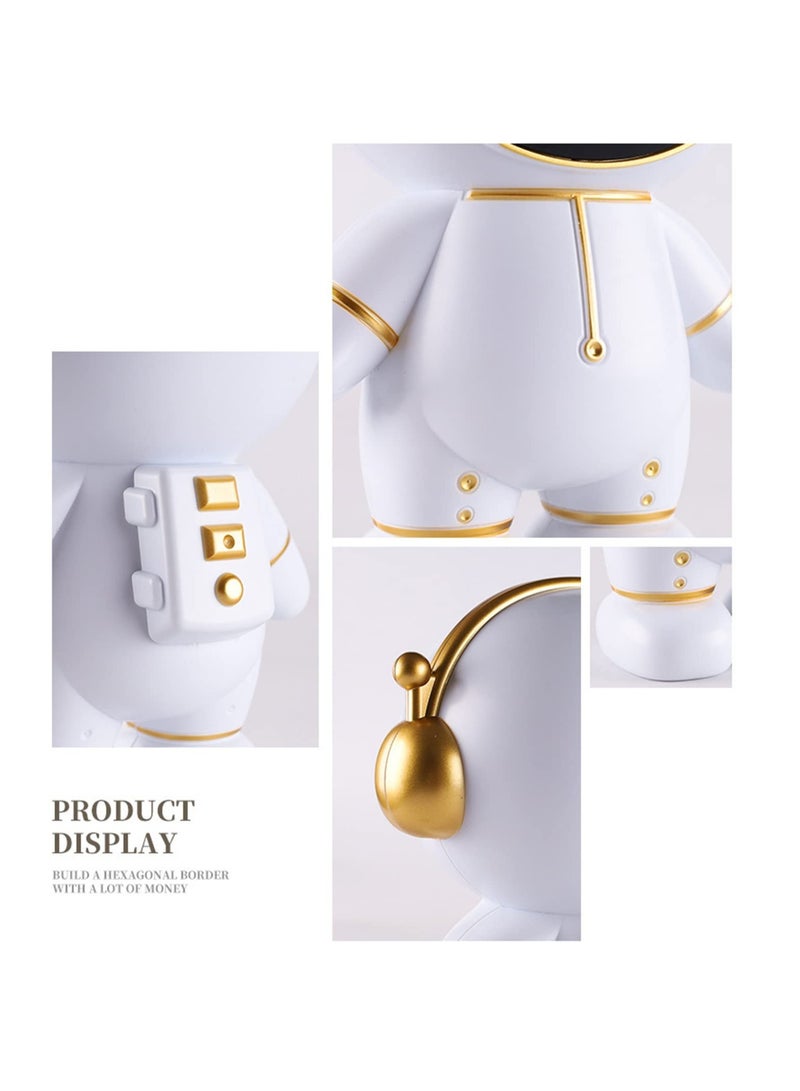 Excefore Coin Bank in Astronaut Shape with Removable Cover, Indestructible Plastic Coin Bank, Funny Astronaut Decorationsfor Kids, Boys, Girls - Image 4