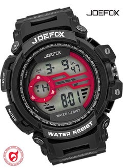 JoeFox Men's Watch Waterproof Outdoor Sports Watch Digital  Wrist Watch Large Face Dual Dial Time and Stopwatch Alarm LED Wristwatch Big Wrist for Men with Alarm  - Image 1
