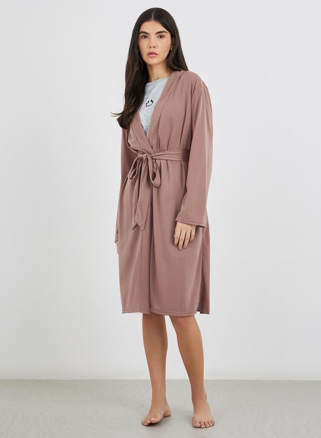 Styli Melange Broad Edge Robe - Image 2