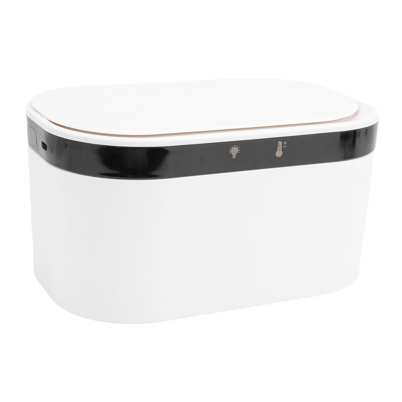 Baby Wipe Warmer Fast Heating Large Capacity 5 Temperature Settings Night Light PP Material - Image 1