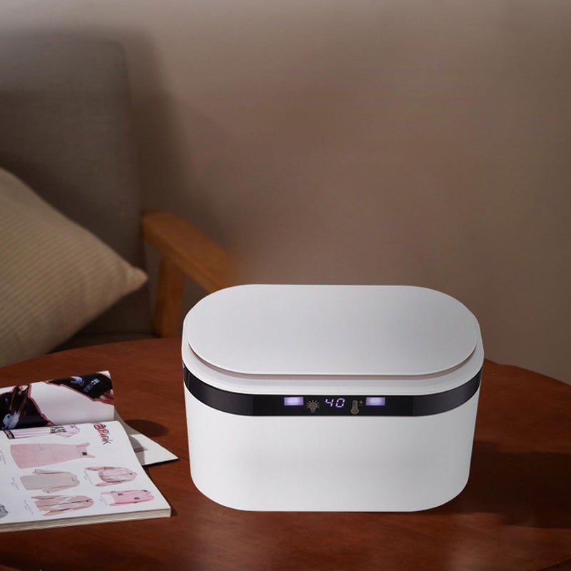 Baby Wipe Warmer Fast Heating Large Capacity 5 Temperature Settings Night Light PP Material - Image 3