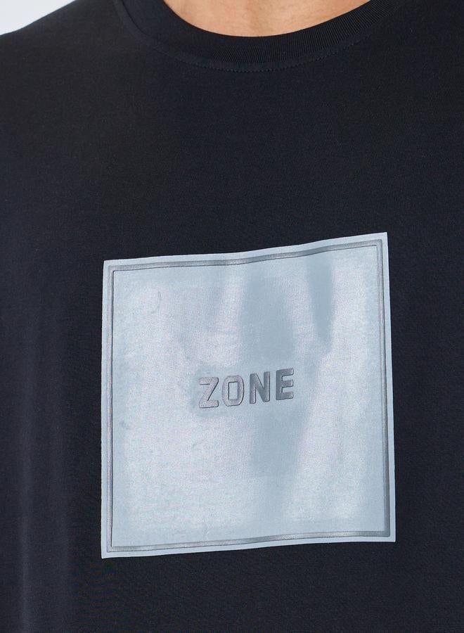 Styli Men Black Graphic Print Oversized T-Shirt - Image 3