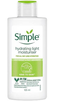 simple Hydrating Light Moisturiser Kind to Skin 125ml  - Image 2
