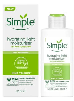 simple Hydrating Light Moisturiser Kind to Skin 125ml  - Image 1