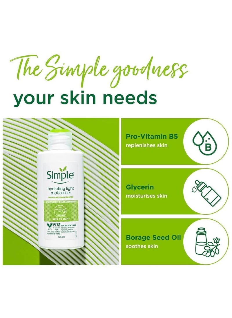 Hydrating Light Moisturiser Kind to Skin 125ml